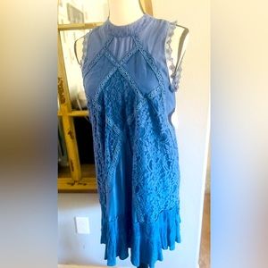 Self Esteem Dress Navy Blue Sleeveless Size Medium Women’s.